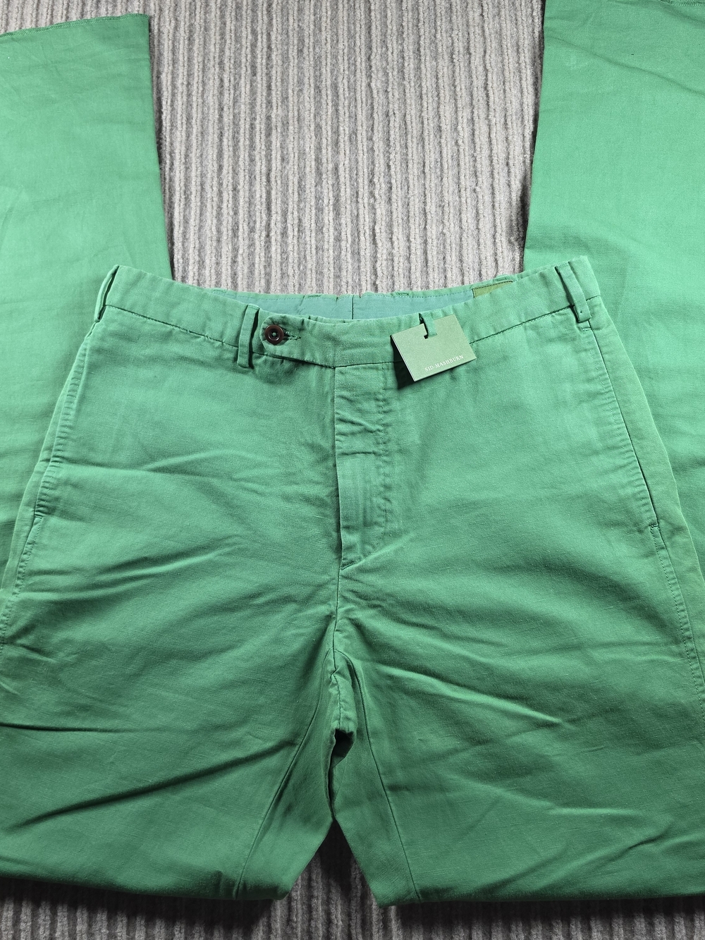 Sid Mashburn Green Chinos - Picture 2 of 10